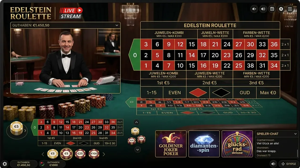 Live Casino Dealer im Xon Bet